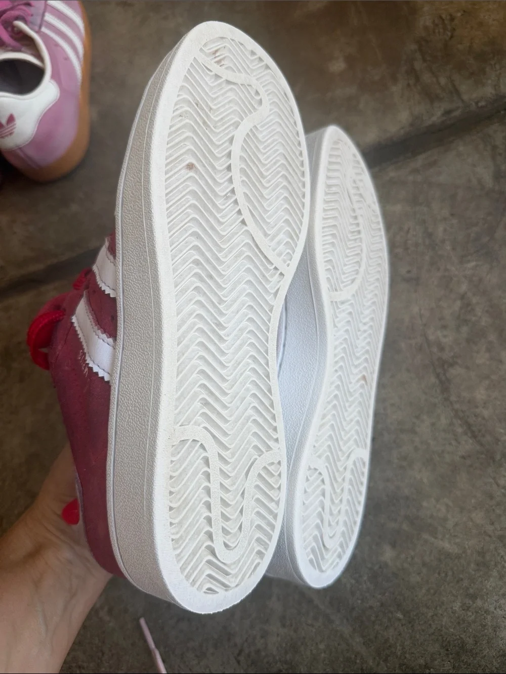Lot of 3 Kids shoes Adidas & Nike Lace-Up Sneakers size 5